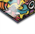  featuring an abstract colorful pattern inspi Indian culture. Acrylic print