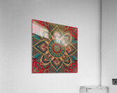 Intricate Traditional Cultural Pattern Design Acrylic Print