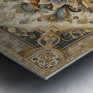 A stunning image of an Arabesque-style Metal print