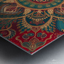 Intricate Traditional Cultural Pattern Design Metal print