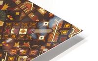 cultural patterns.  HD Metal print