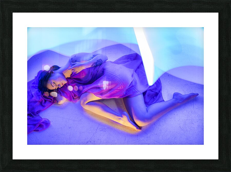 Light Waves Picture Frame print