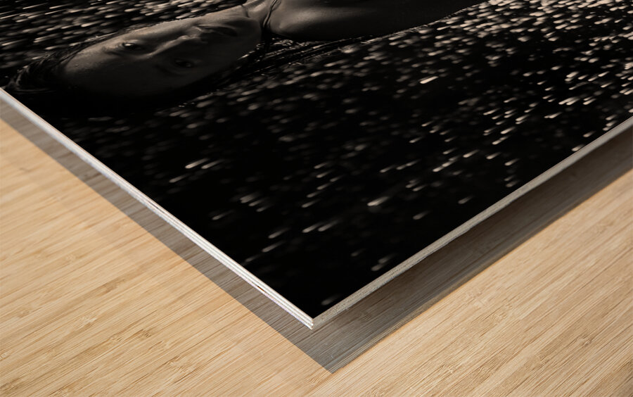 Lost in the Rain II Wood print