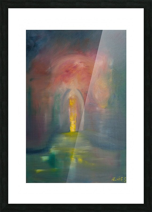 The Temple Picture Frame print