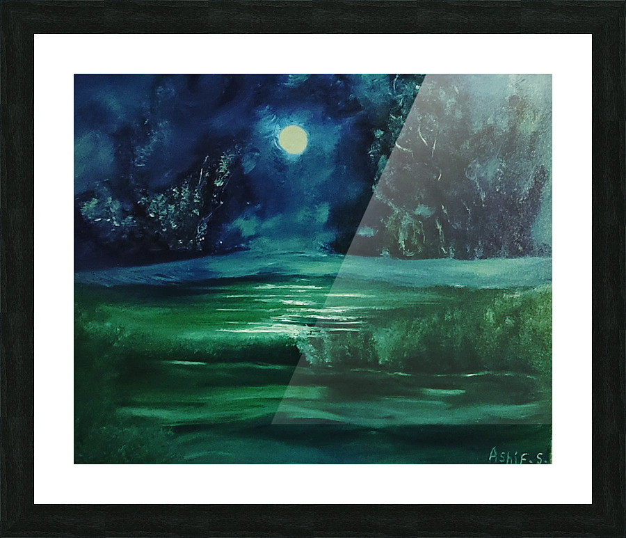 Moon light  Picture Frame print