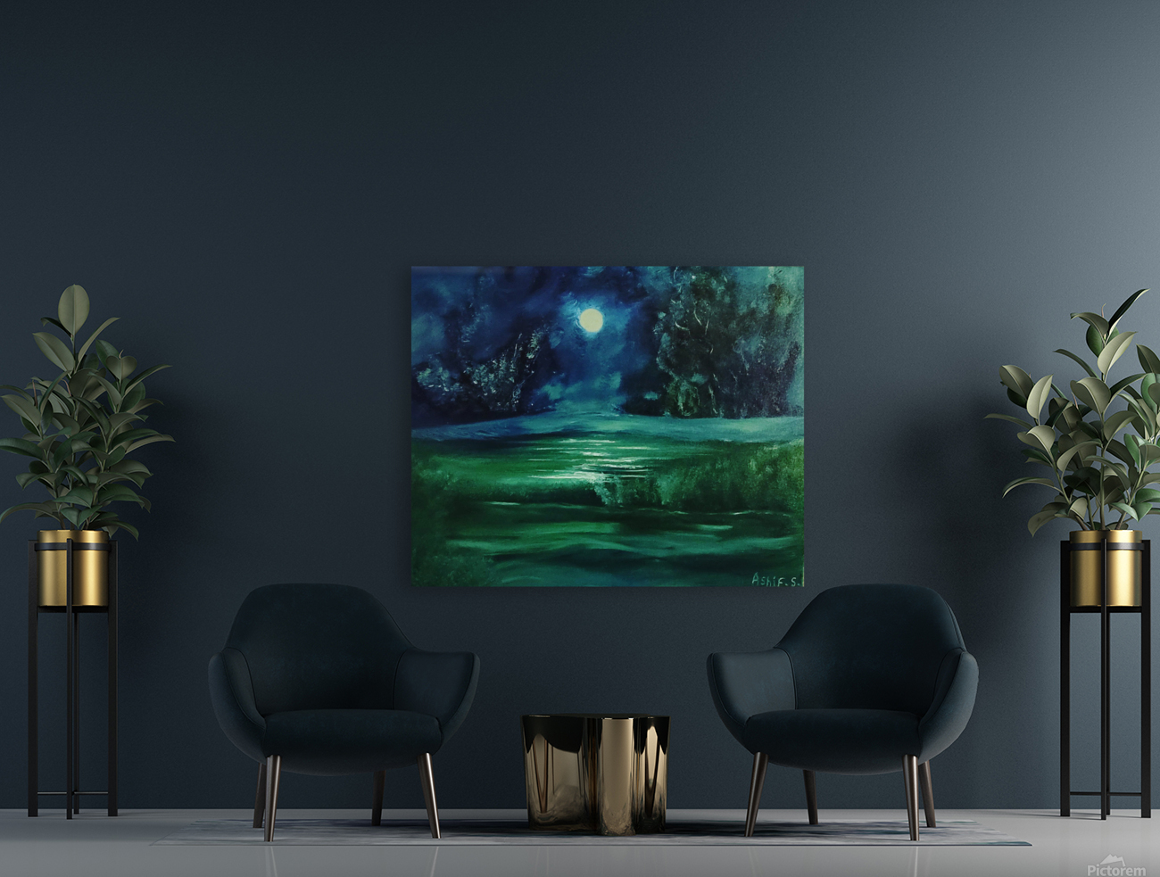 Moon light  Reproduction