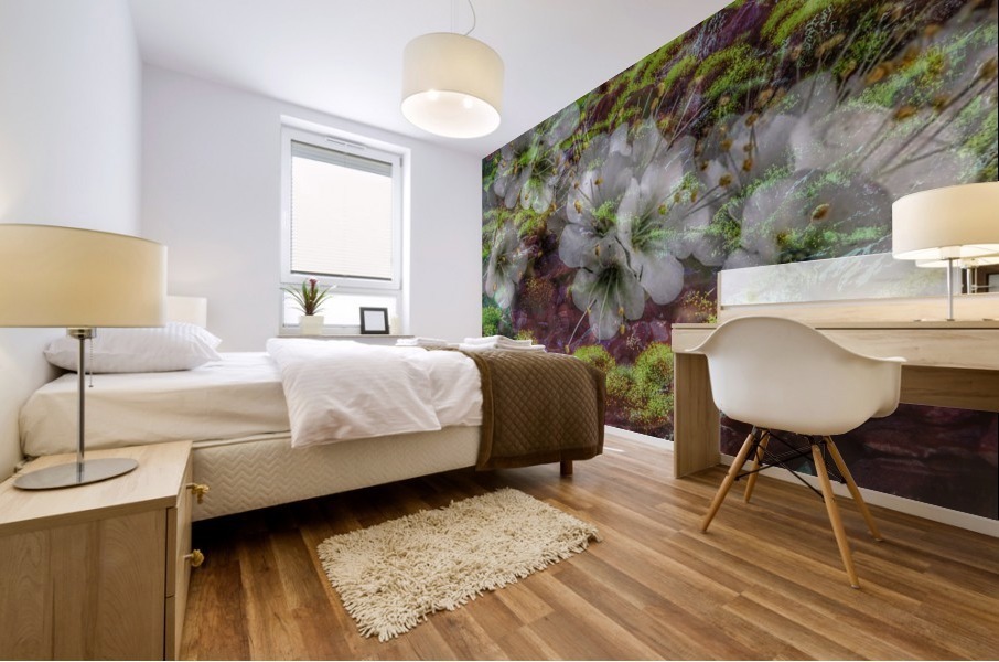 Floating Along Mural print