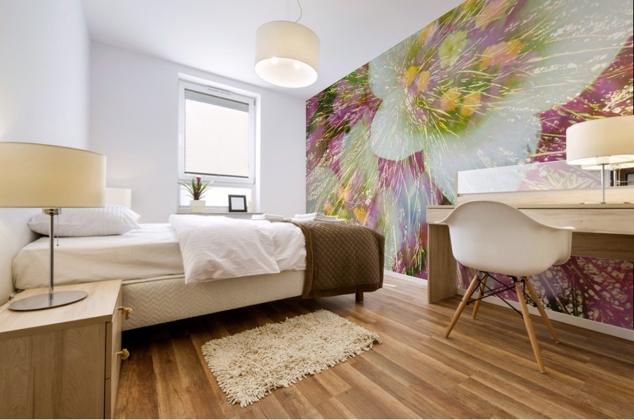 Soft Rain Mural print