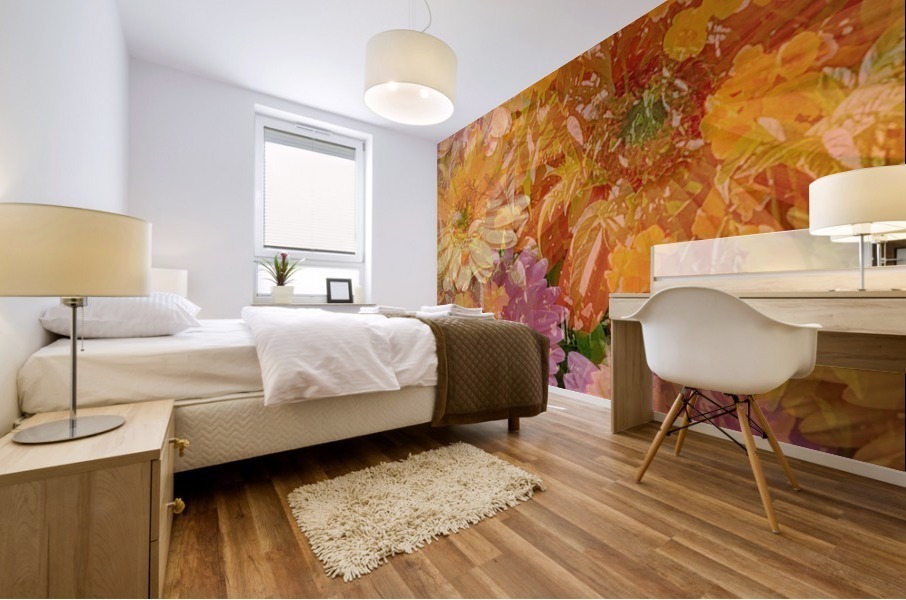 Striking Blooms Mural print