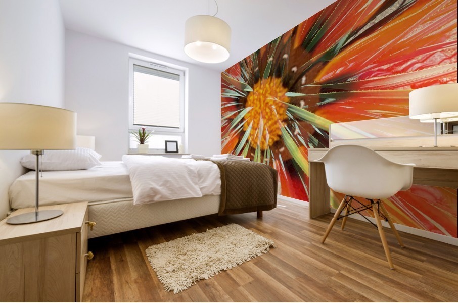 Orange Sunset Mural print