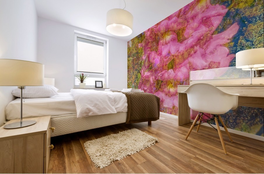 Blooming Pink Mural print