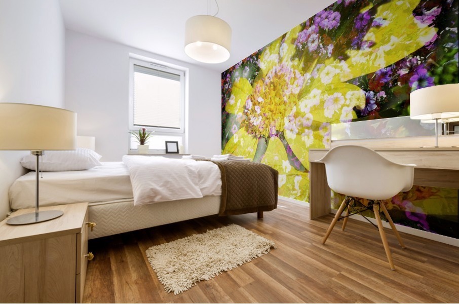 Lemon Rain Mural print