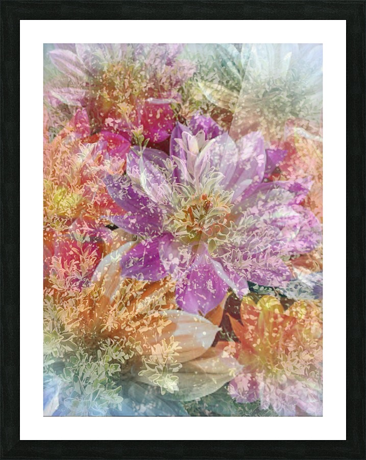 Delicate Pastels Picture Frame print