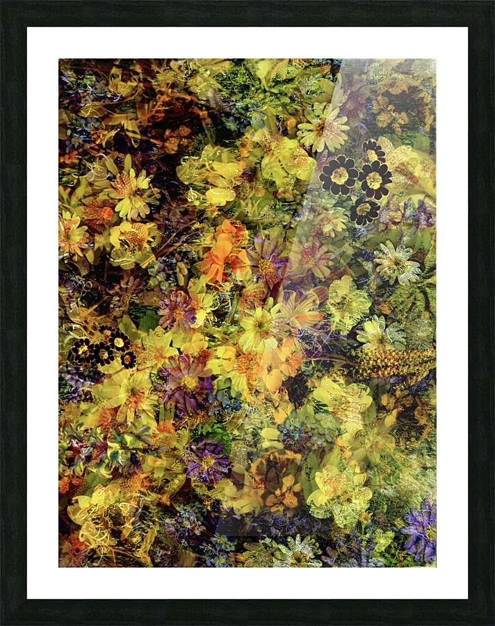 Floral Meadow Picture Frame print