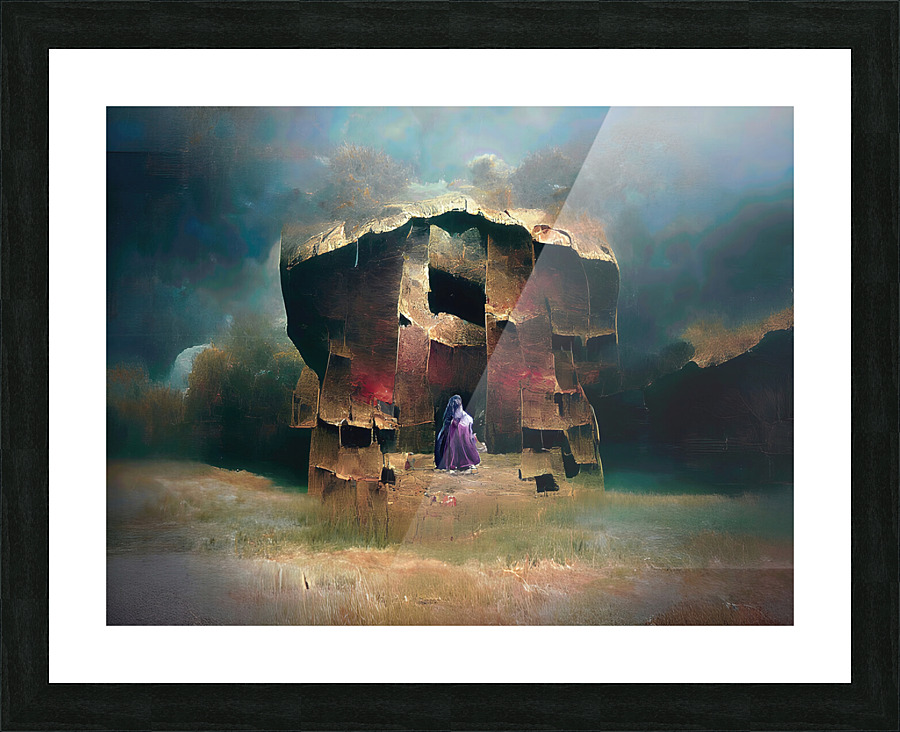 Nowhere Near Somewhere Far Picture Frame Printing
