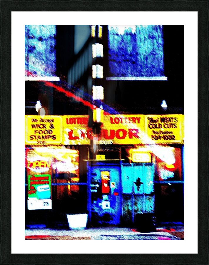 The Corner Store Picture Frame print