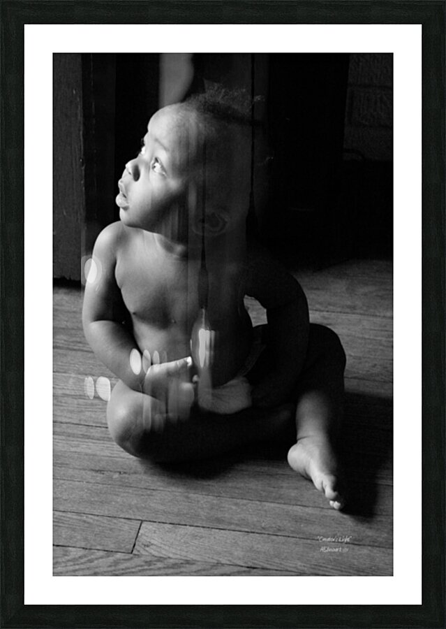 The Creators Light Picture Frame print