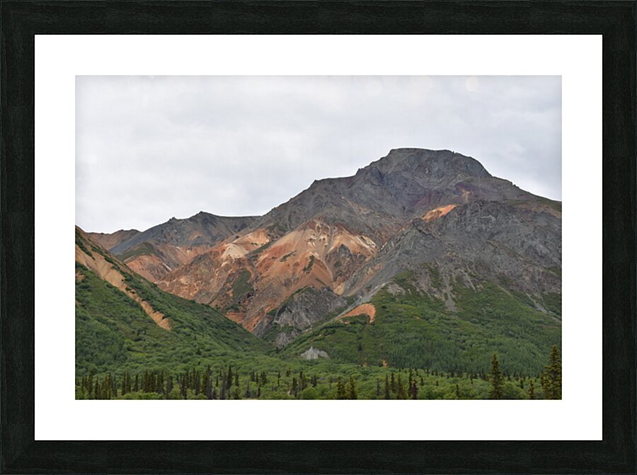 Alaskan Mountains Picture Frame print