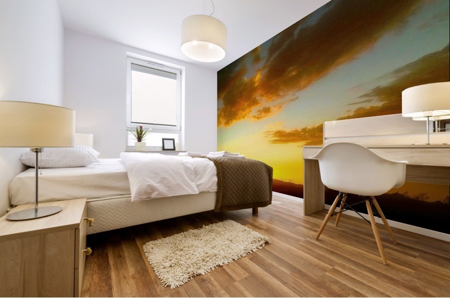 Desert Sunset Mural print