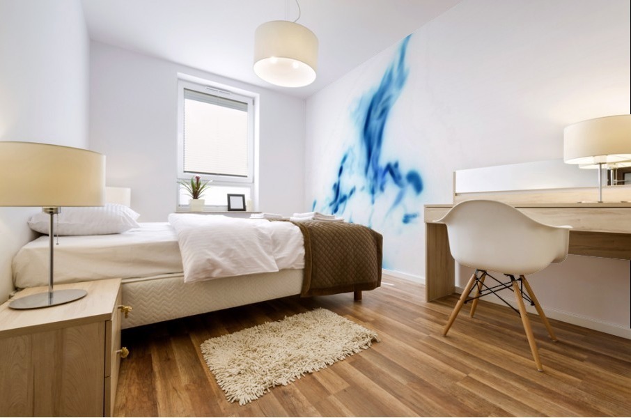 Blue Abstract Mural print