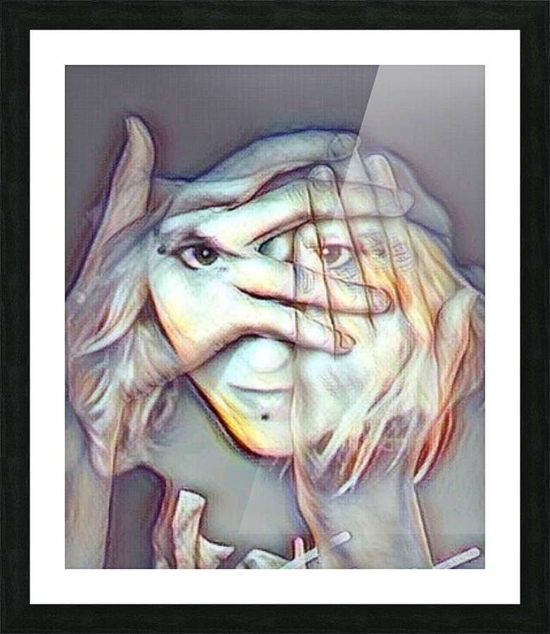 Creative Portrait Picture Frame print