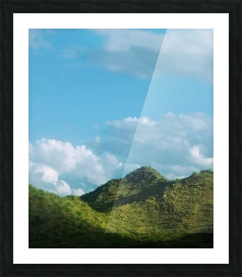 Rolling hills Picture Frame print