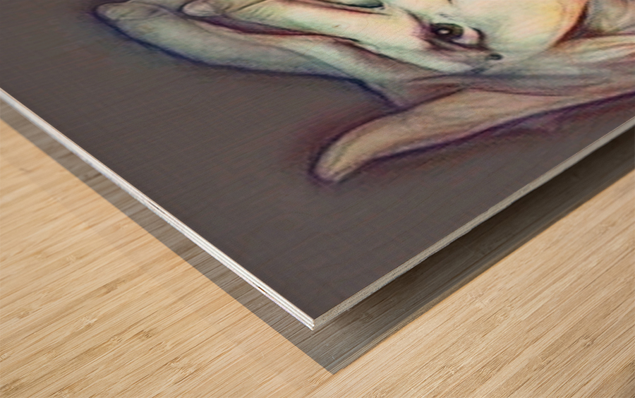 Creative Portrait Wood print
