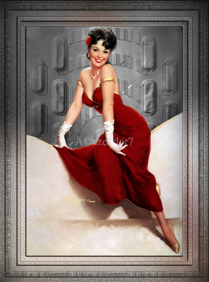Picture Pretty by Gil Elvgren Classic Xzendor7 Old Masters