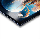 The Sky City Of Travenous Astonishing AI Concept Art Portrait by Xzendor7 Acrylic print