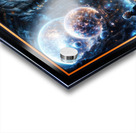 Belsuvius Observatory View Of The Celestial Realm Of The Orbs of Ostephan Awe-Inspiring AI Concept Art by Xzendor7 Acrylic print