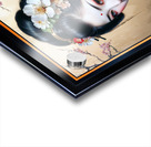 A Serene Portrait Of The Elegant Aoiyako Tsuruhime In A Traditional Kimono Mesmerizing AI Concept Art by Xzendor7 Acrylic print