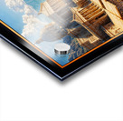 The Majestic Splendor of Trellus A Classical Cityscape Of The Golden Age Breathtaking AI Concept Art by Xzendor7 Acrylic print