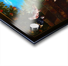 Domestic Cock Hens and Chicks in a Park by Pieter Casteels II Acrylic print