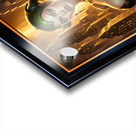 A Golden City Guardian Portrait Of Urbana Mirel Gorgeous AI Concept Art by Xzendor7 Acrylic print