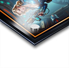 The Blue Sentinel Eqyra Dovani Wielding The Vyrax-7 Mesmerizing AI Concept Art by Xzendor7 Acrylic print