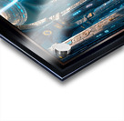 Metrelda Avinox Cadet Of Morvath Keep On Her Hovercycle Mesmerizing AI Concept Art by Xzendor7 Acrylic print