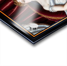 Lady Mirella Gianetta Reclining On Velvet Chaise Portrait Mesmerizing AI Concept Art by Xzendor7 Acrylic print