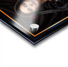 Regal Crimson Rose Blue Dress Portrait of Marina Yvandis Mesmerizing AI Concept Art by Xzendor7 Acrylic print