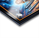 Sci-Fi Pin-Up Portrait Of Ariana Rossi On Her Stellar Racer Mesmerizing AI Concept Art by Xzendor7 Acrylic print