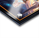 Retro-Futuristic Portrait Of Suralia Valdis By Telivus Cruiser Striking AI Concept Art by Xzendor7 Acrylic print