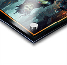 Dark Fantasy Warrior Queen Portrait Of Vyrana Velthra Captivating AI Concept Art by Xzendor7 Acrylic print