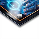 Cyber-Fantasy Portrait Of Lyria Vexis On Her Thunderclad Captivating AI Concept Art by Xzendor7 Acrylic print