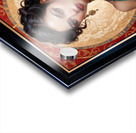 Portrait Of Liriel Voltan In A Regal Teal Satin Dress Gorgeous AI Concept Art by Xzendor7 Acrylic print