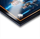 Mythical Fusion The Blue Lightning Tri-Star Speedster X117 Mesmerizing AI Concept Art by Xzendor7 Acrylic print