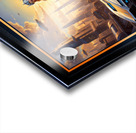 Fusion Beauty Liora Vossfeldt Amidst Deblian Metropolis Stunning AI Concept Art by Xzendor7 Acrylic print