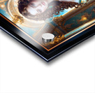 A Majestic Celestial Portriat Of Lady Ryllana Theronis Mesmerzing AI Concept Art by Xzendor7 Acrylic print