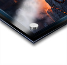 The Volkaroth Volcanic Subterranean Crystalline Sanctum Captivating AI Concept Art by Xzendor7 Acrylic print