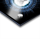 Arsencia Ethereal Silver Light Fractal Art Acrylic print