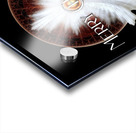 Angel Wings Snowflake Merry Christmas TW Fractal Art Acrylic print