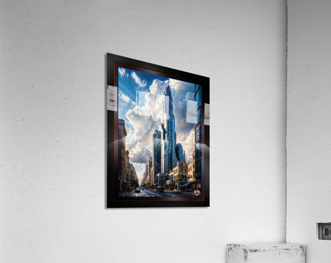 Art Deco Futuristic Skyscraper Towering Over A Cityscape Captivating AI ...